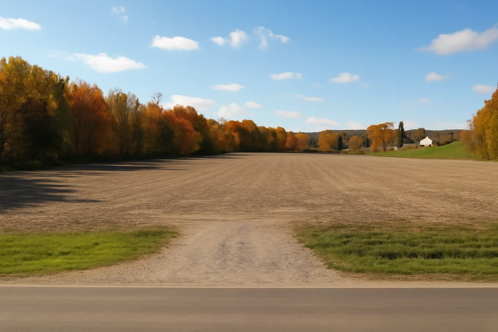 Wisconsin vacant land property with open frontage and sale-ready condition