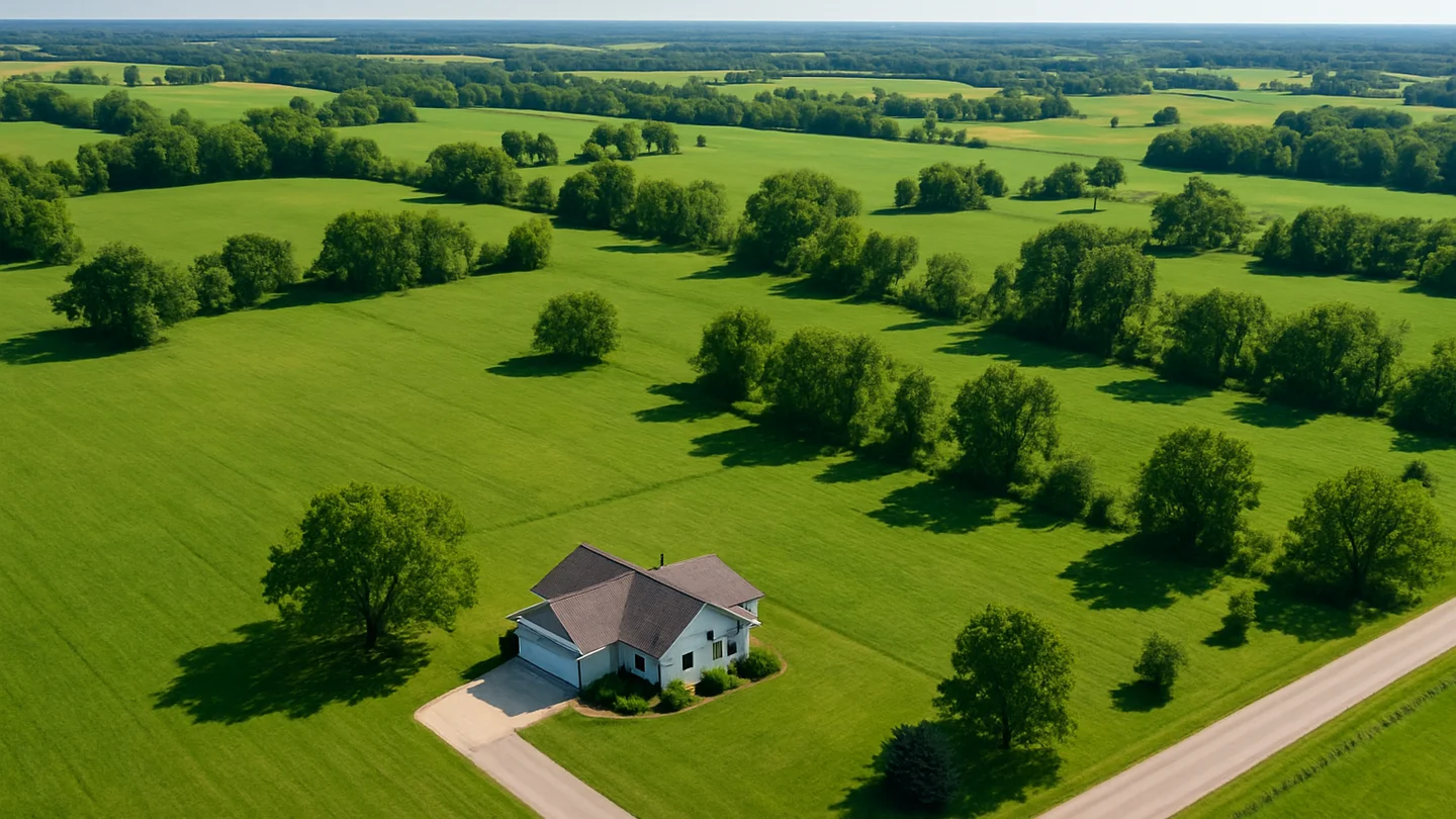 Rural acreage in Appleton, Wisconsin