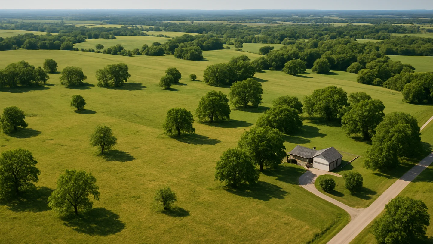 Rural acreage in Dane County, Wisconsin