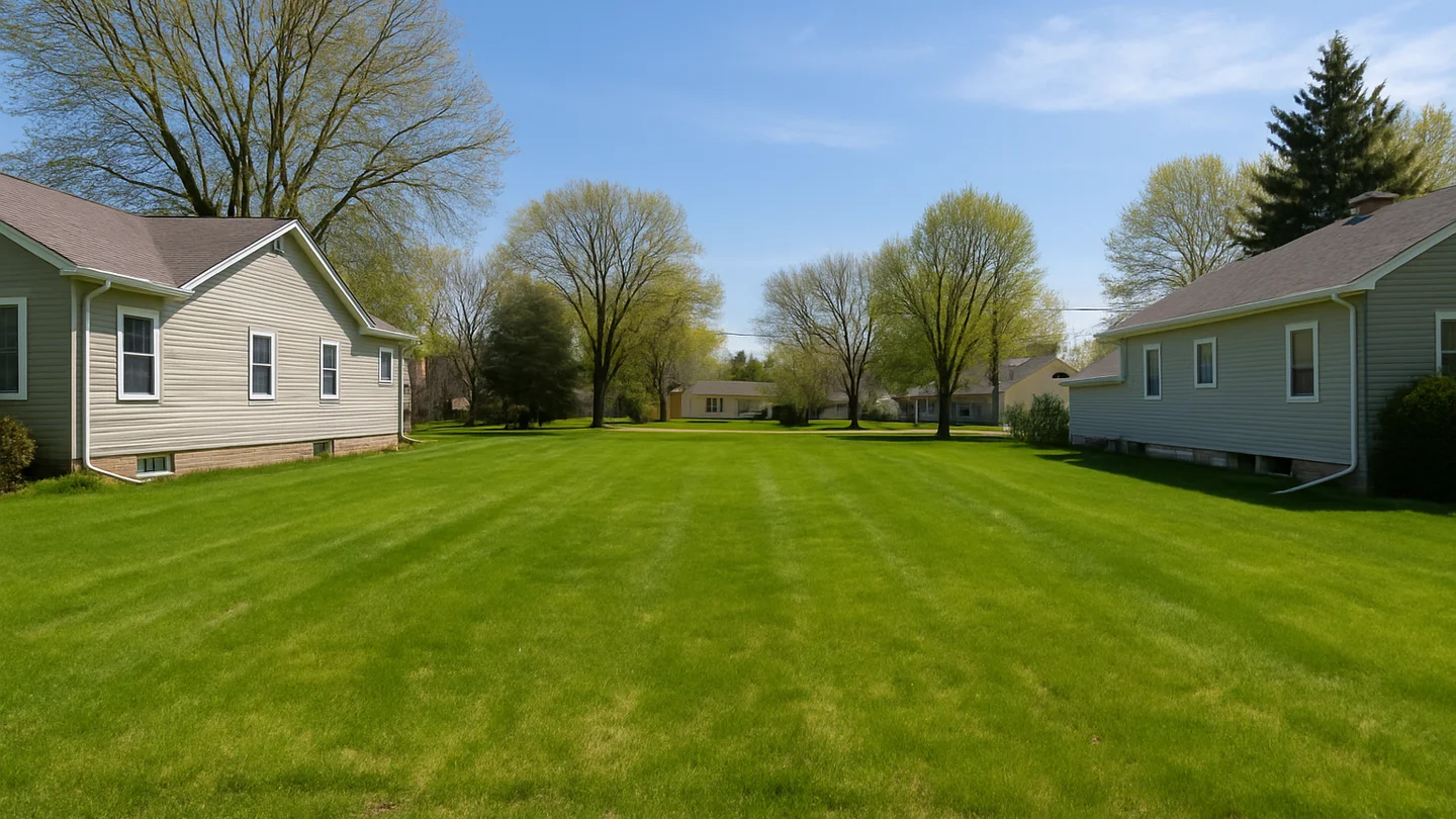 Vacant residential lot in Appleton, Wisconsin