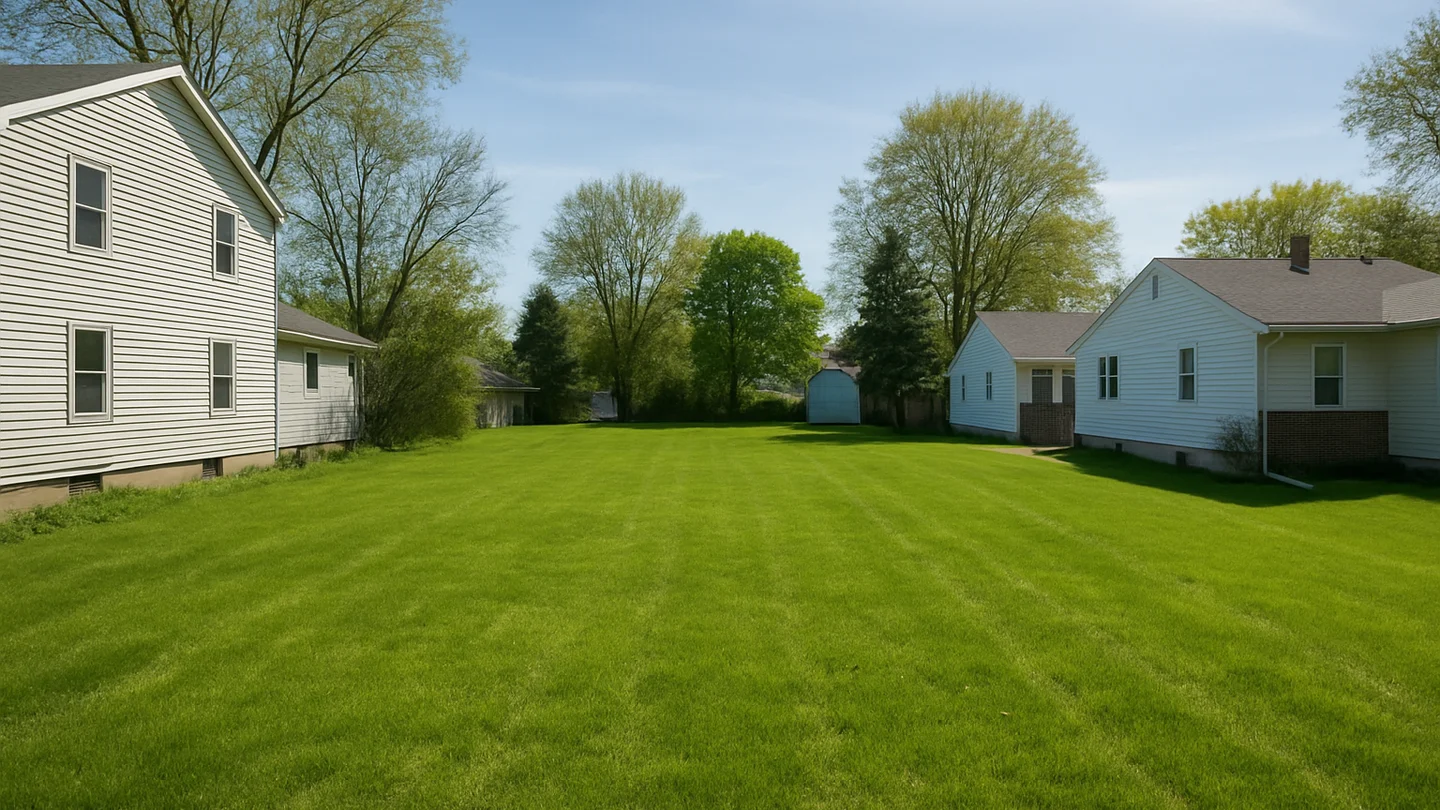 Vacant residential lot in Green Bay, Wisconsin